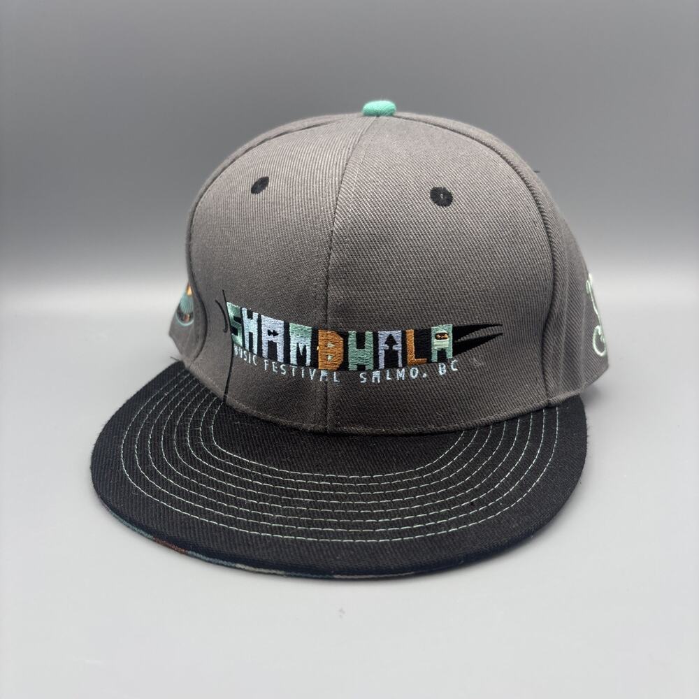 Shambhala Music Festival Grassroots California Hat Fitted Gray Cap S/M